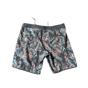 Travis Mathew Mens‎ Swim Trunks Floral Print Board Shorts Size 32